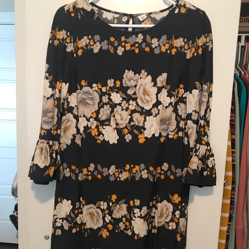 Floral print dress